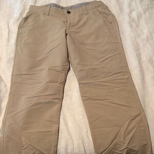 Men's Tan Under Armour Golf Pants